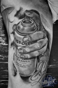 El Whyner, Tattoos, Black and Gray, Tattoo, Chicano (3)