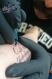 El Whyner, London Tattoo Convention, Tobacco Dock, 2014 (2)